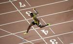 VERDENSMESTER. Da Usain Bolt løb over stregen og sikrede Jamaica VM-guldet i 4x100 meter, var det hans 11. verdensmesterskab. 