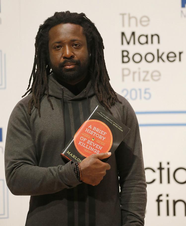 Prisuddeling. Den jamaicanske forfatter Marlon james vandt for romanen 'A Brief History of Seven Killings' 
