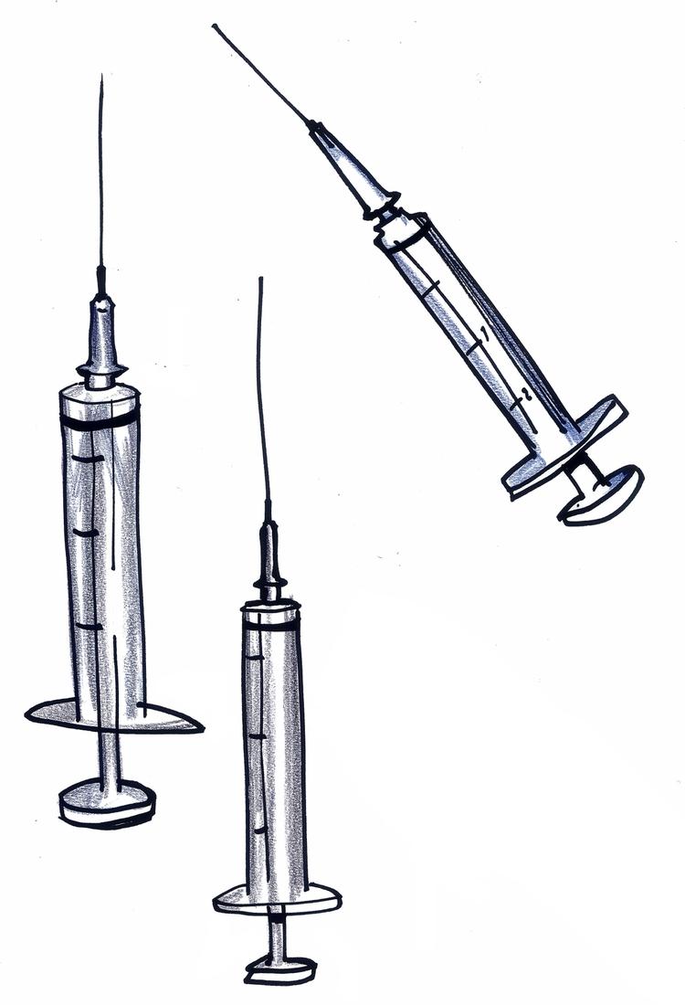 Tegning. Anne-Marie Steen Petersen 