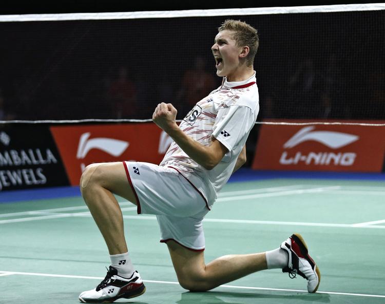 Sejr. Viktor Axelsen er klar til kvartfinalen i Denmark Open efter sejr over koreanske Son Wan Ho, der er nummer 9 på verdensranglisten. 
