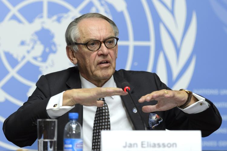 Hastemøde. FN mødes fredag eftermiddag for at diskutere de eskalerende uroligheder mellem palæstinensere og israelsk militær, der på cirka to uger har kostet 39 mennesker livet. Her vicegeneralsekretær Jan Eliasson. 