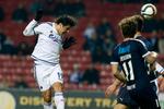 Endelig. I sin 11. superligakamp lykkedes det FCK-angriberen Federico Santander at score for første gang. Det gik ud over Hobro, der ligger isoleret i bunden og snart må sige farvel til sin ellers så succesrige træner Jonas Dal. 