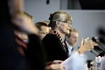 Dagpenge. Nina Smith ifærd med at præsentere den længe ventede rapport fra Dagpengekommissionen, som hun har været formand for. 
