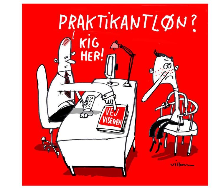 Tegning. Jørn Villumsen 