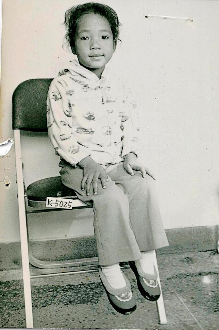 K-5025. Fotograferet med sagsnummer på adoptionsbureauet. Foto: Privatfoto 