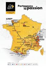 2016. Tour de France starter næste år i Normandiet, kører Frankrig rundt mod uret med afstikker til Spanien, Andorra og Schweiz og ender naturligvis i Paris. 