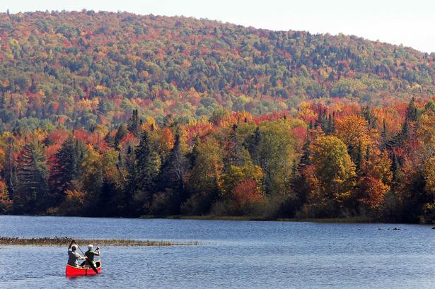 USA. Androscoggin River i New Hampshire. 
