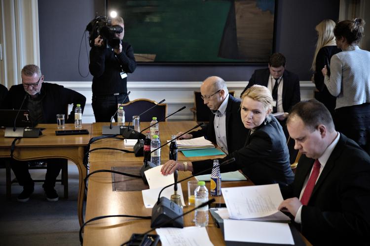 Samråd. Udlændinge- og integrationsminister Inger Støjberg svarede på spørgsmål under et samråd i Folketingets Integrationsudvalg. 