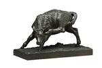 Muh! Det er med de små skulpturer, at Anne Marie Carl-Nielsen er bedst. Her er eksempelvis den 18 cm høje 'Kalv, der klør sig' fra 1887 i bronze. 