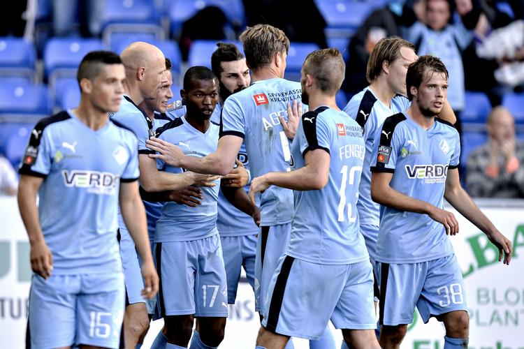 Subtop. Efter oprykningen til Superligaen i 2012 er Randers sluttet som nr. 3, 7 og 4. 