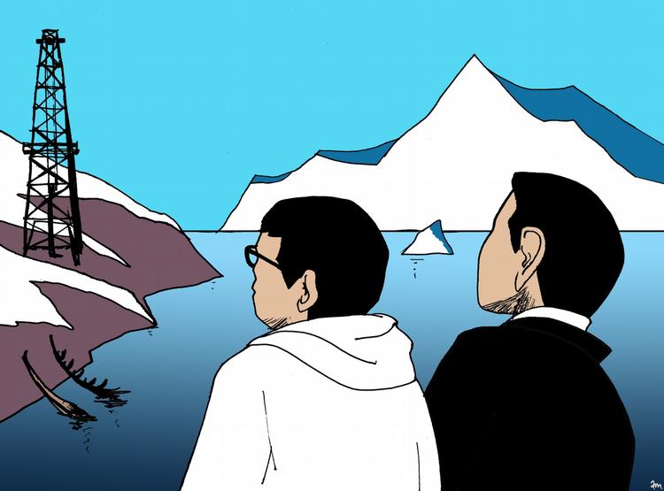 Tegning. Anne-Marie Steen Petersen 