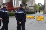 Ulykkessted. Pressen er nægtet adgang til stedet, hvor en bus i morges kørte frontalt ind i en lastbil. 