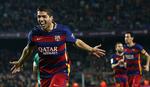 HATTRICK. Efter Eibar havde været foran, scorede Luis Suarez tre gange for FC Barcelona. 