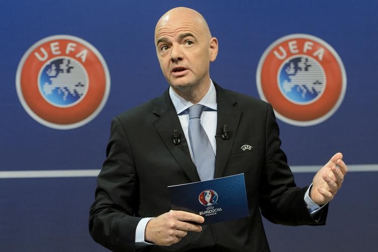 valgkamp. Gianni Infantino er i sidste øjeblik blevet Uefas topkandidat til præsidentvalget i Fifa 26. februar næste år. 