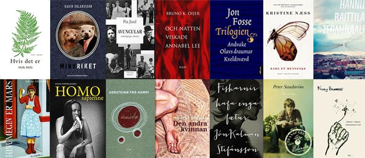 Nominerede. I år er 14 nordiske forfattere indstillet til litteraturprisen, som er på 350.000 danske kroner. 