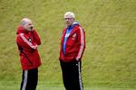 Fortiden. Allan Hansen (tv) var formand og Jim Stjerne Hansen (th) generalsekretær, da DBU støttede Sepp Blatter. 