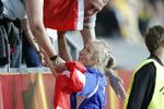 PASSERET. I 2013 nåede Danmark EM-semifinalen ved at vinde i Göteborg, men i aften blev Stina Lykke Petersen passeret efter 58 minutter. 