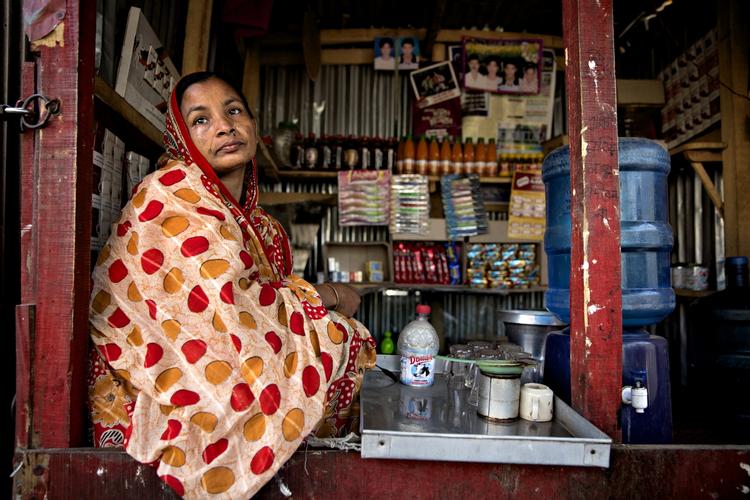 Offer. Rubya mistede sine to sønner på 16 og 22 år, da Rana Plaza-bygningen styrtede sammen i 2013. 