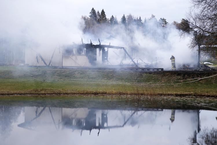 ILDSVÅDE. En afdeling i Munkedalcentreret gik til ved branden. 