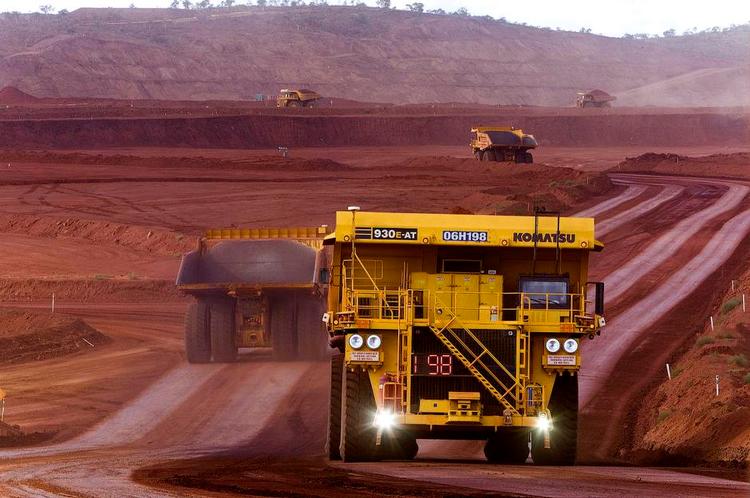 førerløst. Førerløse lastbiler kører med jernmalm ved Rio Tintos miner i det vestlige Australien. PR-foto: Christian Sprogoe/Rio Tinto 