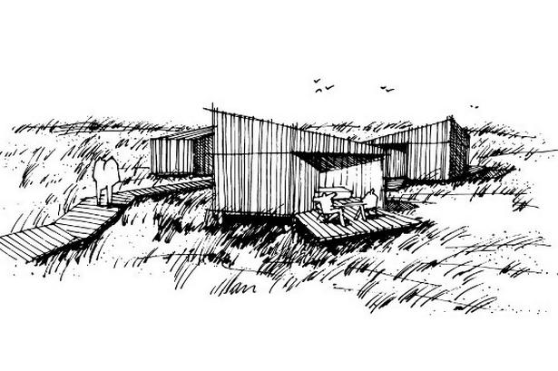 Løkken Klithotel skal ud over en erstatning af et ældre hotel i byen også rumme nogle værelseshytter i klitterne, plankestier og et wellness-center. 