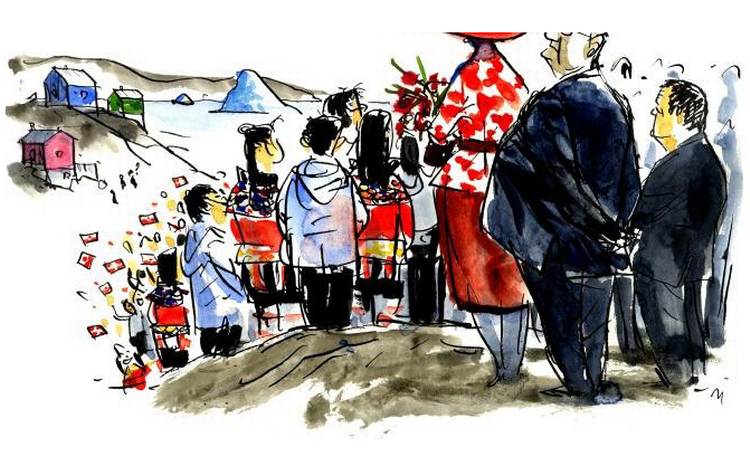 Tegning. Mette Dreyer 