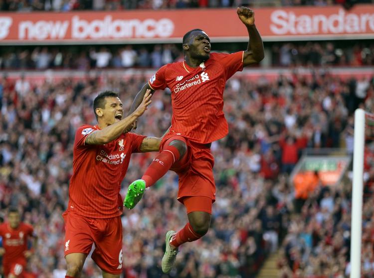 1-0. Liverpools nyindkøb, Christian Benteke, stod for kampens enlige mål mod Bournemouth. 