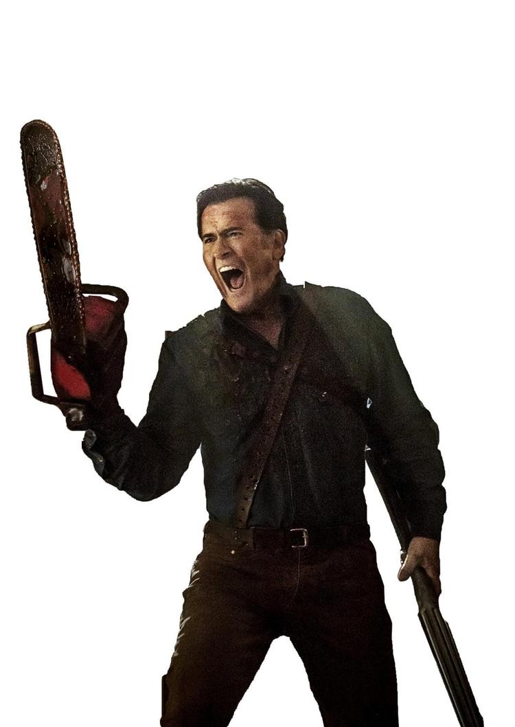 Vroom. Bruce Campbell som savfører med stabil stil. 
