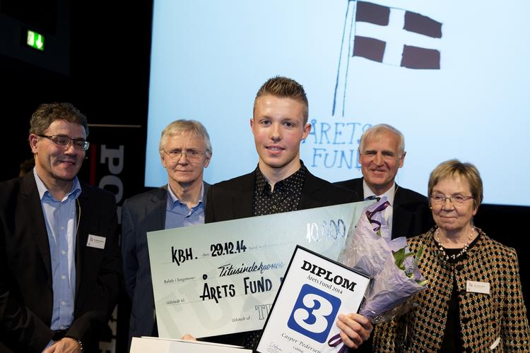 FUNDET. I sidste års afstemning om Årets Fund i dansk idræt blev Casper Pedersen nummer tre. 