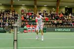 2-3. Som 18-årig fik Christian Sigsgaard noget af en ilddåb på Davis Cup-landsholdet, da han skulle spille den afgørende kamp ved 2-2 mod Sverige. 