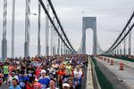 STORT. Med omkring 50.000 deltagere er maratonløbet i New York verdens største. 