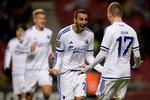 Målsultne. Kasper Kusk og Youssef Toutouh scorede 2 mål hver og sikrede dermed FCK en 4-0-sejr over Randers i går. 