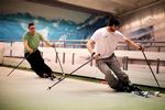 SKISJOV. Skiinstruktør Janus Hecht (forrest)  anbefaler Kongens efterfølger. Men bruger også selv rullebåndet i Rødovre som træning inden skisæsonen. 