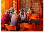Pang. Den dirrende orange tilbygning til Moderna Museet er bestemt et besøg værd. 