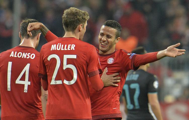 5-1. Bayern München udraderede Arsenal med Thomas Müller som dobbelt målscorer. 