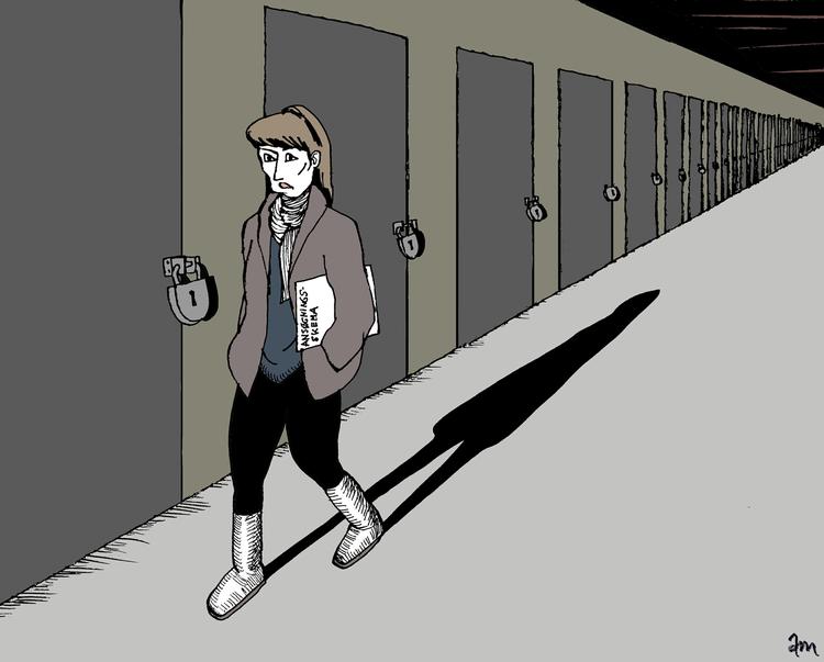 Tegning. Anne-Marie Steen Petersen 