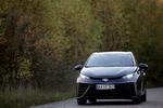 Luftindtag. De store ventilationsribber forrest på Toyota Mirai sikrer ilt til energiproduktionen i brændselscellestakken inde i bunden af bilen. 