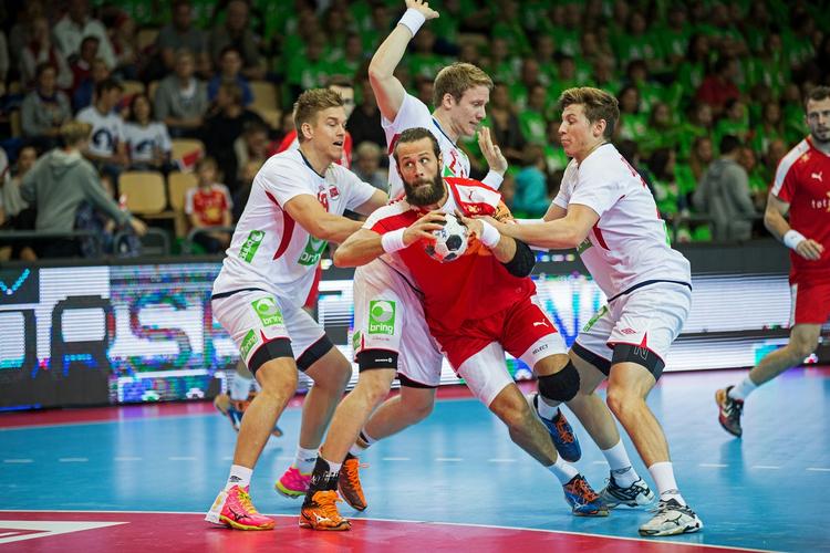 STRAFFESKYTTE. Tre ud af tre straffekast scorede Jesper Nøddesbo i sejren over Norge. 