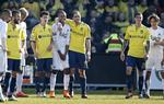 Stemning. Den slags forbrødring mellem Mathias 'Zanka' Jørgensen og Johan Elmander var ikke gået 'i gamle dage'. 