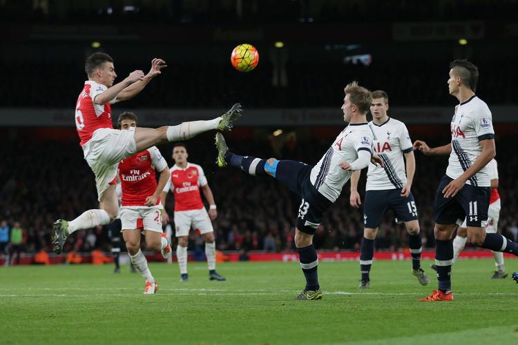 Eriksen. Tottenham-spilleren gjorde det fint, da Tottenham var lige ved at få en sejr i derbyet over Arsenal. 