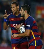 giftige. Neymar (tv) og Luis Suarez (th) har været intet mindre end en dødbringende duo for et lidt ramponeret Barcelona-mandskab, der havde frygtet tiden med Lionel Messis skade. 