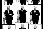 1973. Alfred Hitchcock med gås - dette var fotograf Albert Watsons første portræt af en kendis. 