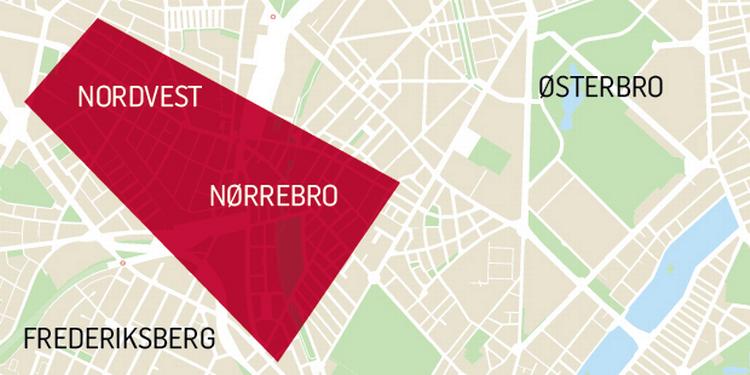 Kvindebefamler. Overgrebene på kvinder er hovedsageligt sket tæt på Frederikssundsvej og Nørrebrogade, mens to tilfælde skete på Østerbro i kvarteret omkring Nørre Alle, Jagtvej og Lyngbyvej. 