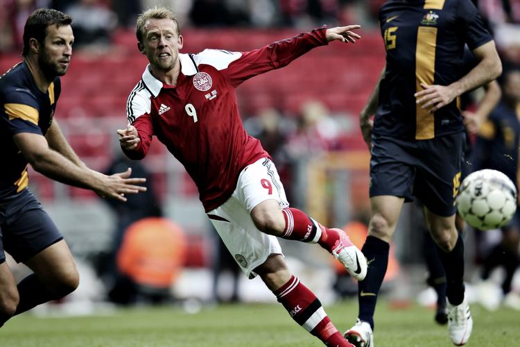 Skadet. Michael Krohn-Dehli har døjet end del med hælproblemer. 