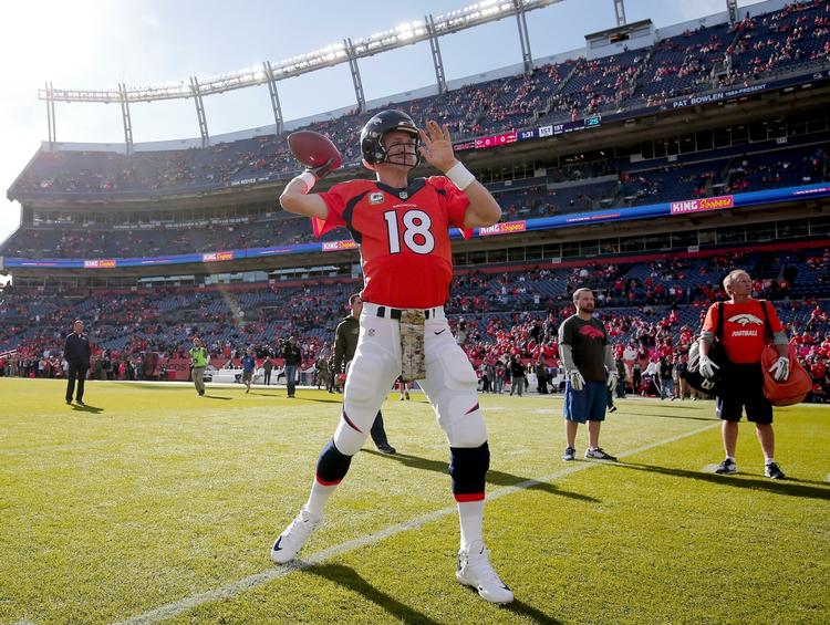 Rekord. Veteranen Peyton Manning satte i går en ny rekord i NFL. 