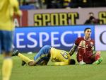 2-1. Opgøret mellem Sverige og Danmark i Stockholm var en spillemæssig skuffelse for danskerne. 