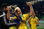 1-1. Efter en udligning i det sjette overtidsminut var Ukraine klar til EM. 