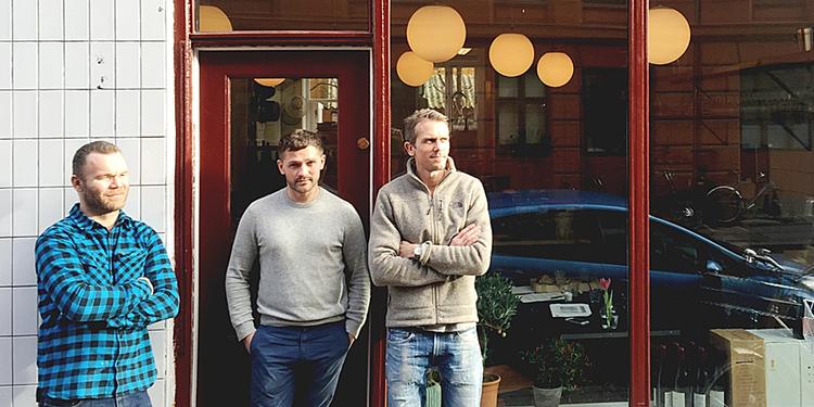 ITALO. Folkene bag det nye trattoria, Italo Disco, i Oehlenschlägersgade, fra venstre: Bo Jørgensen, Levent B. Engin og Kasper Thorsted. 