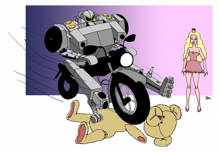 Tegning. Anne-Marie Steen Petersen 