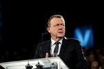 Status. Statsminister og partiformand lars Løkke Rasmussen taler på Venstres landsmøde i Herning. 